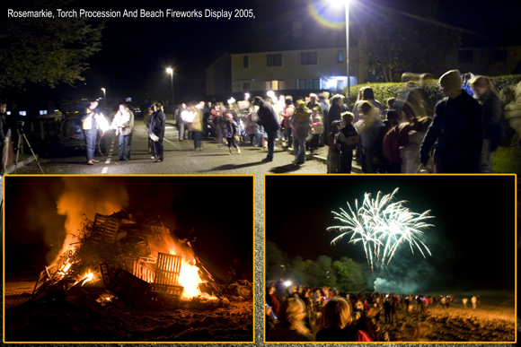 Rosemarkie Beach Fireworks Display 2005