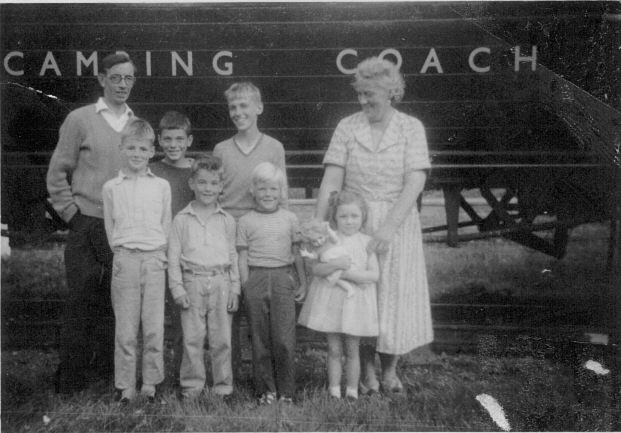 Camping Coach, Fortrose, July 1958