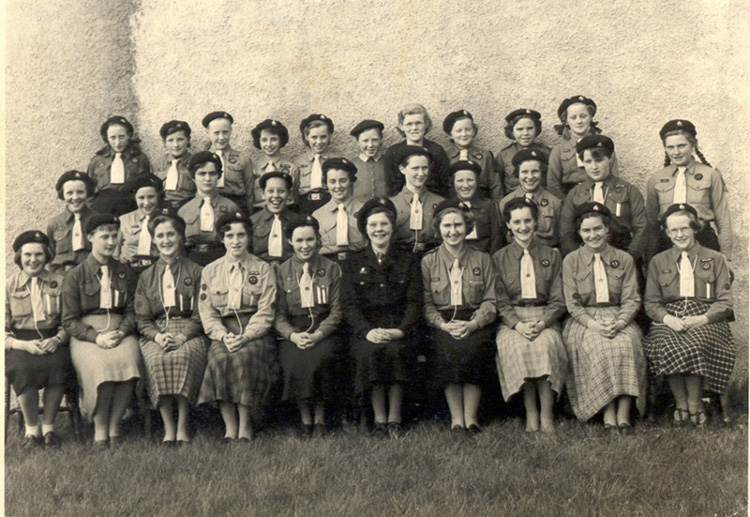 First Fortrose Girl Guides.