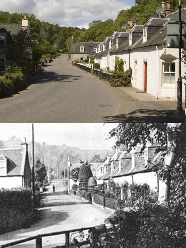 Now and then.. Bridge Street Rosemarkie