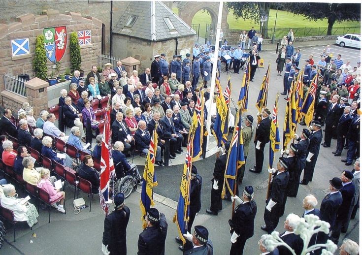 The Dedication of the Memorial Garden. 2005??