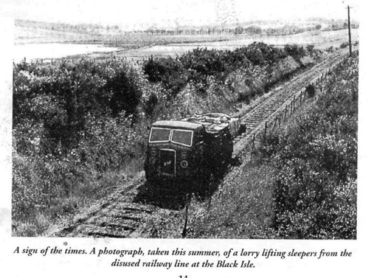 Dismantling the Black Isle line