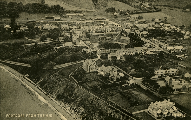 An aerial view of Fortrose