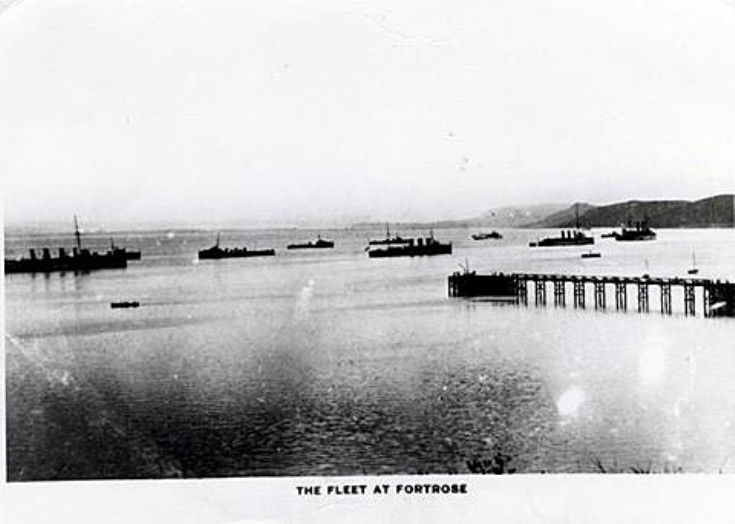 The fleet at Fortrose